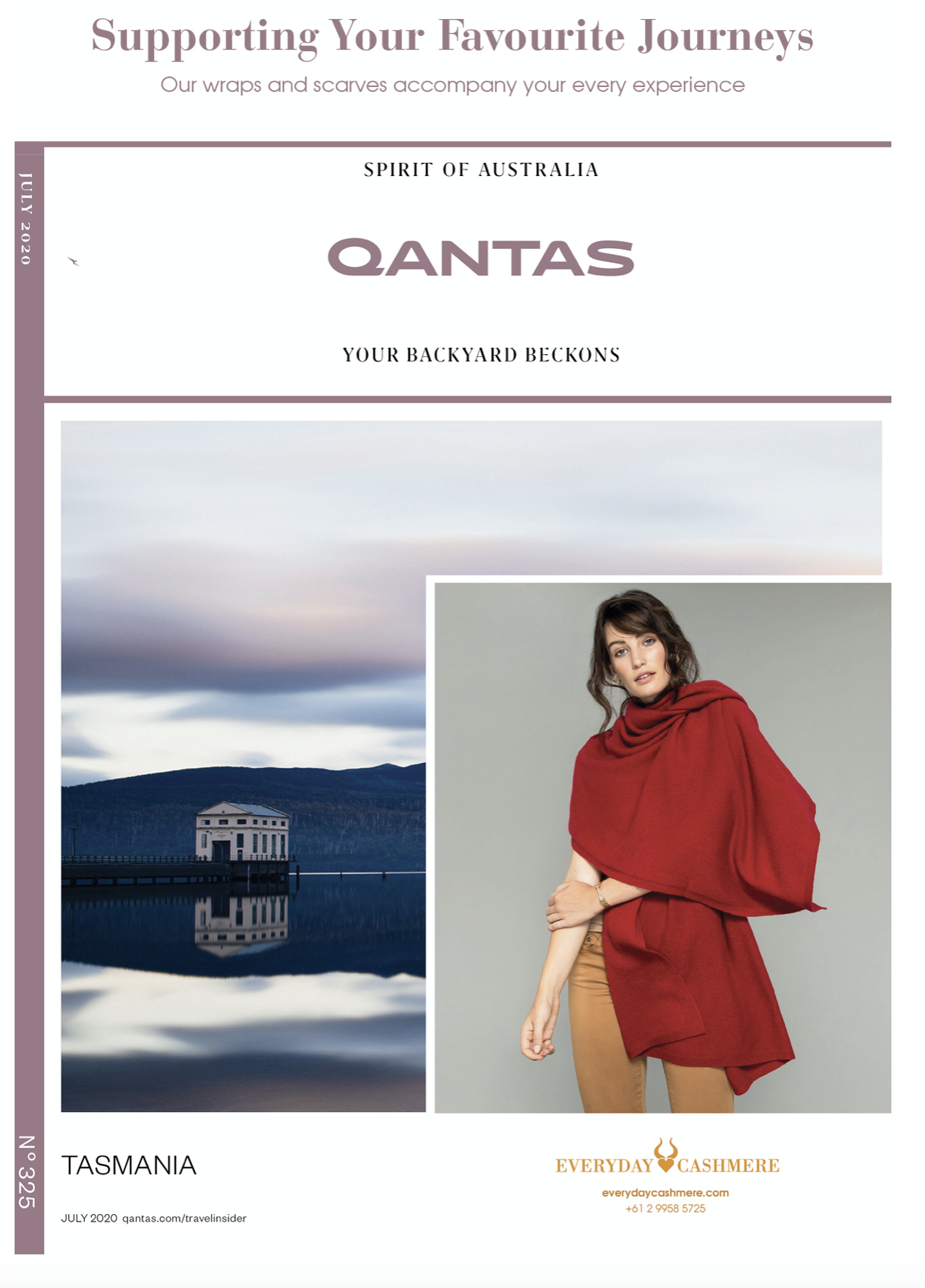 Precious partnerships for our cashmere wraps & scarves 